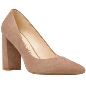 Nine West Tan Suede Pump (9.5)